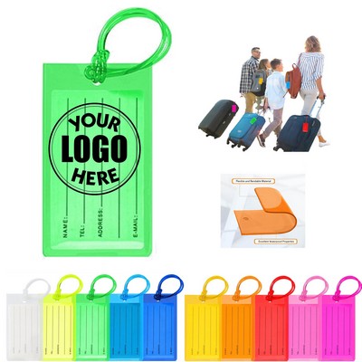 PVC luggage tag