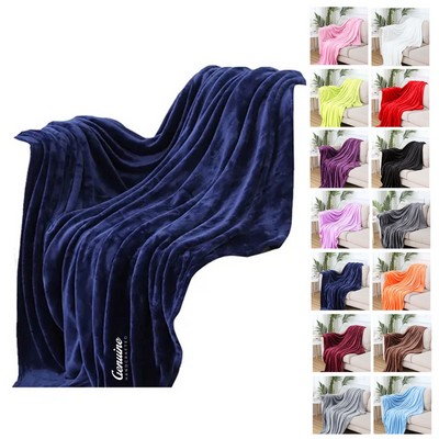 Luxurious Flannel Polyester Blanket