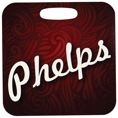 3x3" - Square - Aluminum Semi-Gloss Bag Tag - 2-Sided