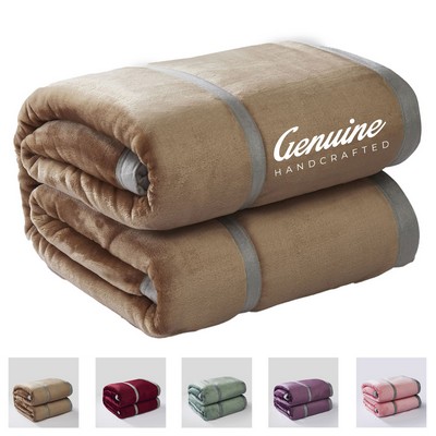 Fluffy Flannel Fleece Cozy Bed Blanket