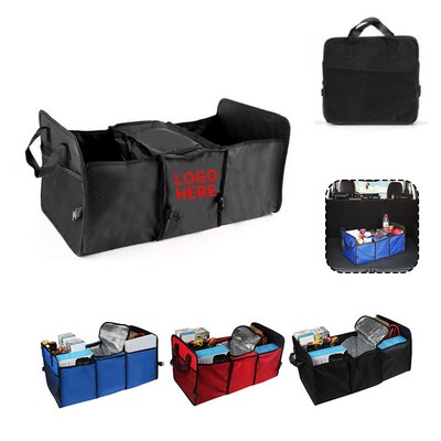 Vehicle Cargo Organizer with Insulated Section