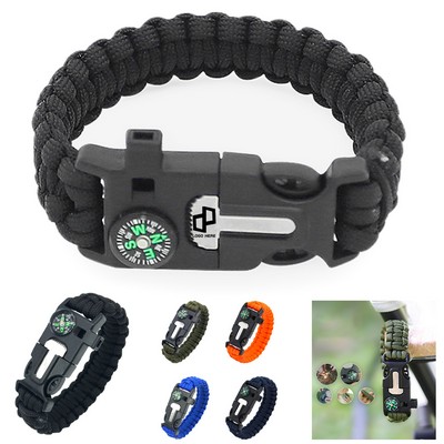 Outdoor Multifuntional Survival Bracelets W/ Compass