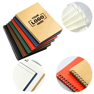 Kraft Cover A5 Coil Notebook