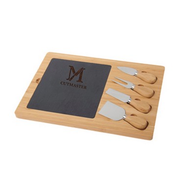 Slate Cheese Board Set