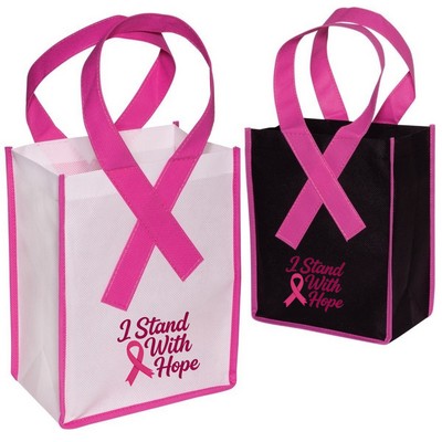 Awareness Ribbon Non-Woven Tote