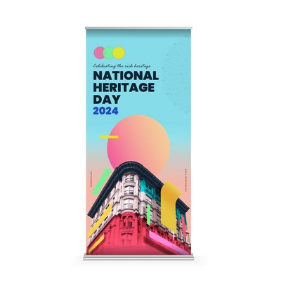 36" x 80" Wide Super Deluxe Retractable Banner Kit/Product Bundle