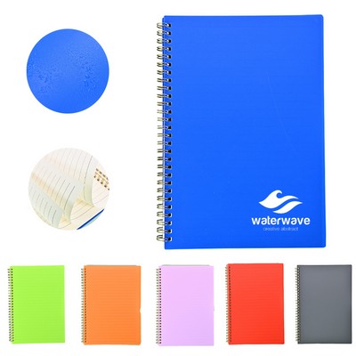 Waterproof Plastic Cover Note Books A5 Size