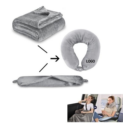 2-In-1 U-Pillow Blanket
