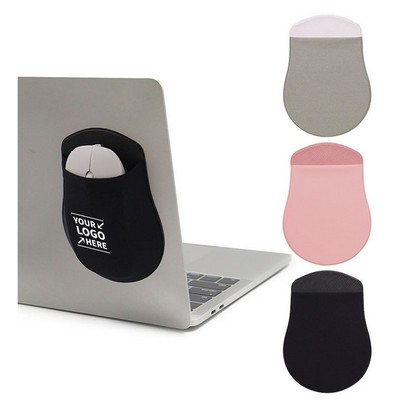 Self Adhesive Laptop Mouse Storage Pouch