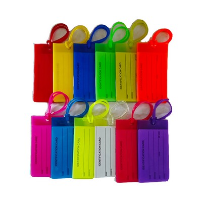 PVC Luggage Tag Holders