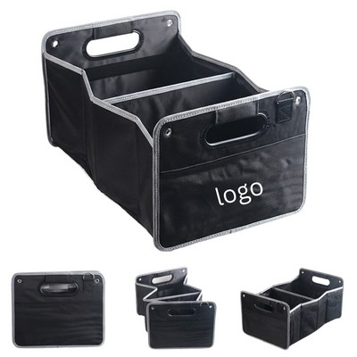 Heavy Duty Collapsible 3-Section Car Trunk Organizer