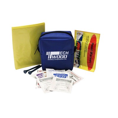 Sports First Aid Kit w/Nylon Bag & Velcro (44 Pieces)