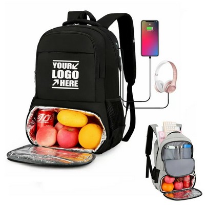 Leak-Resistant Insulated Backpack Cooler