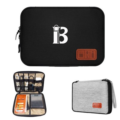 Electronic Accessories Double Layer Waterproof Organizer Bag
