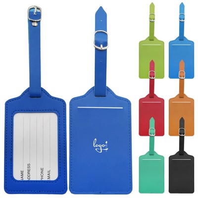 Leather Visual Luggage Tag