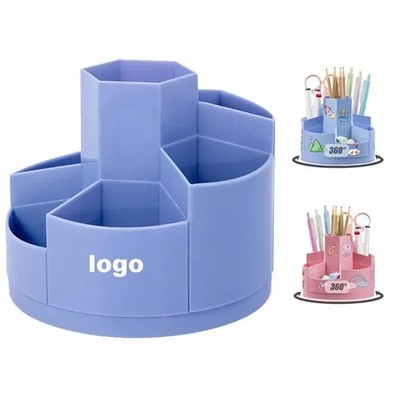 Desktop Stationary Rotating Organizer