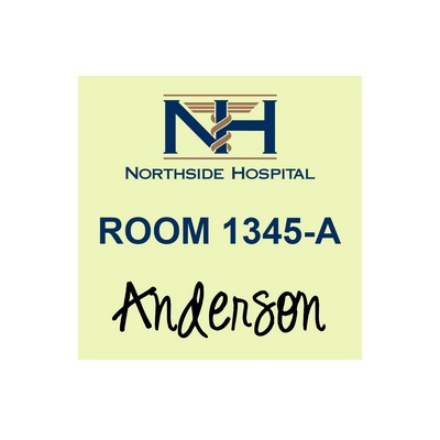 Removable Wall Decal (12"X12") With Dry Erase Lamination