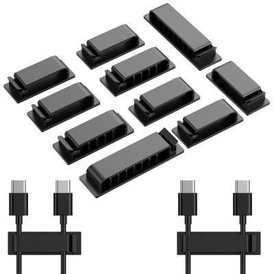 10PCS Desktop Cable Organizer Set
