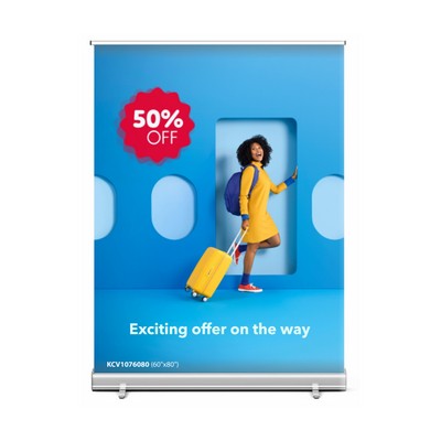 60" Wide Standard Retractable Banner Kit/Product Bundle