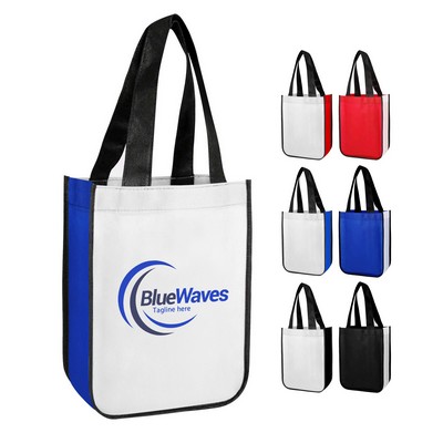 Two-Tone Non-woven Mini Tote