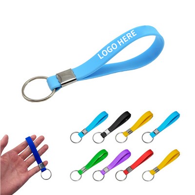 Silicone Wristband Keyring Holder