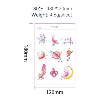 Fresh Waterproof Tattoo Stickers