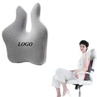 Bamboo Charcoal Memory Foam Lumbar Support Cushion