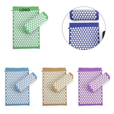 Acupressure Mat and Pillow Set