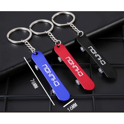 Metal scooter bottle opener keychain