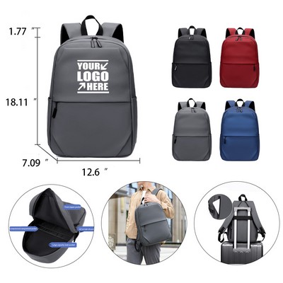 Men Casual Backpack Large Capacity Business Laptop Travel Bag