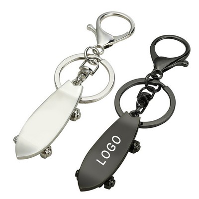 Mini Skateboard Shape Keychain