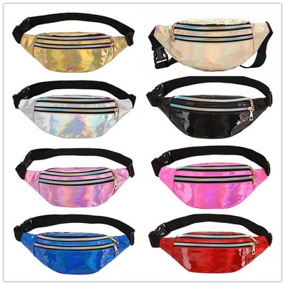 Holographic Fanny Pack (11.80"x 4.72"x 5.11")