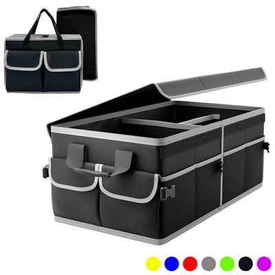 Car Trunk Organizer Collapsible Multi Compartment Car Organizer