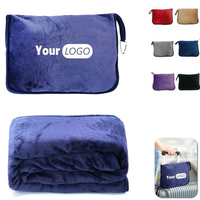 2" 1 Airplane Travel Pillow Blanket