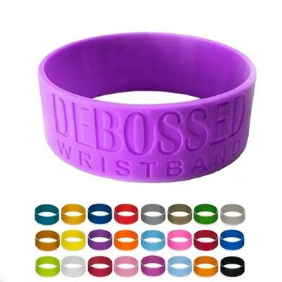 Debossed Silicone Bracelet