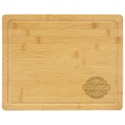 13¾" x 11" Bamboo Cutting Board with Juice Groove