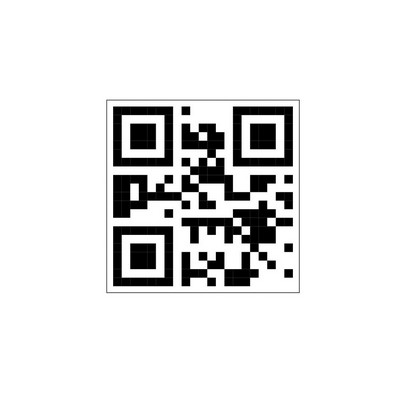 Decal On White Vinyl Material - Laminated For Extended Outdoor Use (2"X2")