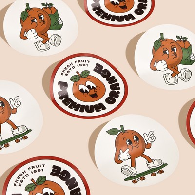 5"x5" Custom Circle Sticker (High Quantity)