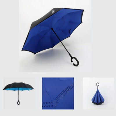 Windproof Waterproof Stick Umbrella