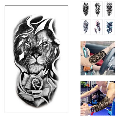 Half Sleeve Temporary Tattoos Stickers