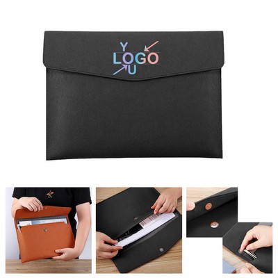 Faux Leather Document Organizer