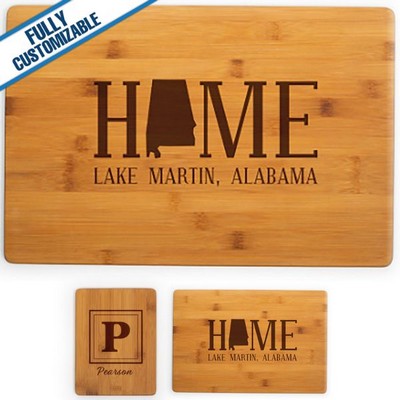 Bamboo Cutting Board No Handle (6" x 8")