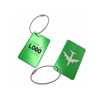 Metal Luggage Tags With Strap