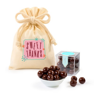 Sugarfina Sea Salt Caramels Candy Cube® Gift Bag - Natural