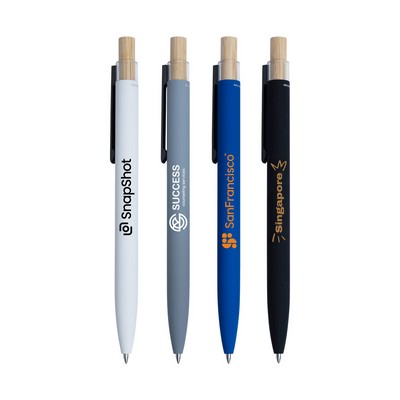 Gili Bamboo Click Gel Pen (Recycled Aluminum)