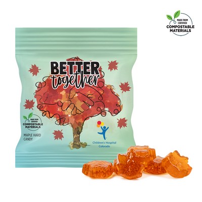 1 oz. ECO-Digibag, Compostable-Maple Flavored Candy