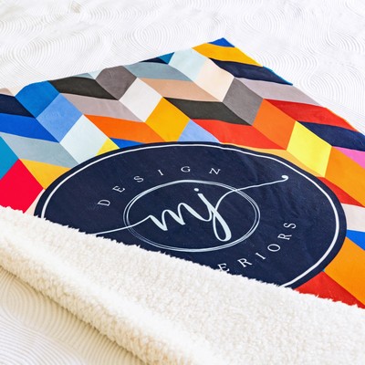 Epicolor Sherpa Throw - 30" x 40"