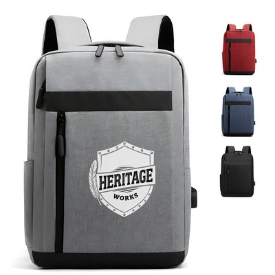 Work & Study Backpack – Multi-Pocket Design