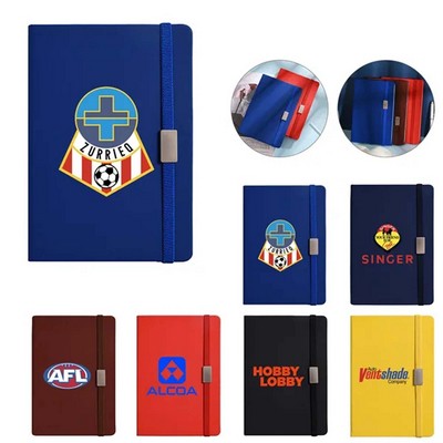 A5 Hardcover Journals with Close Strap
