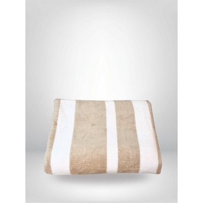 Striped Flannel Fleece Blanket